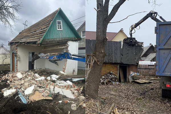 Демонтаж строений